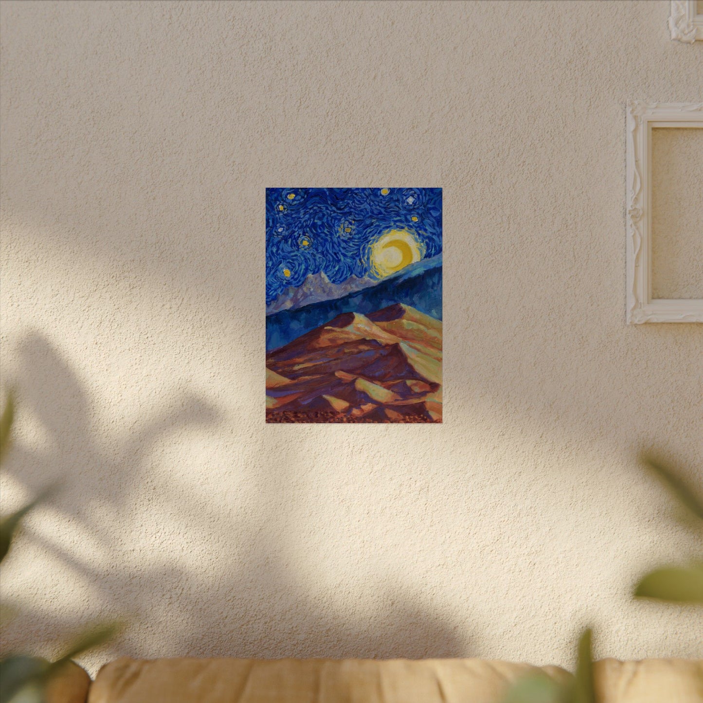 Great Sand Dunes National Park Starry Night Poster - Premium Textured Paper