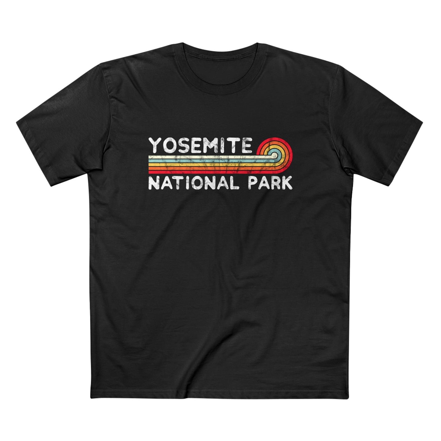 Yosemite National Park T-Shirt - Vintage Stretched Sunrise