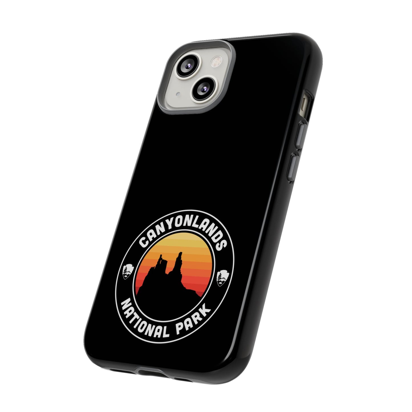 Canyonlands National Park Phone Case - Round Emblem Design