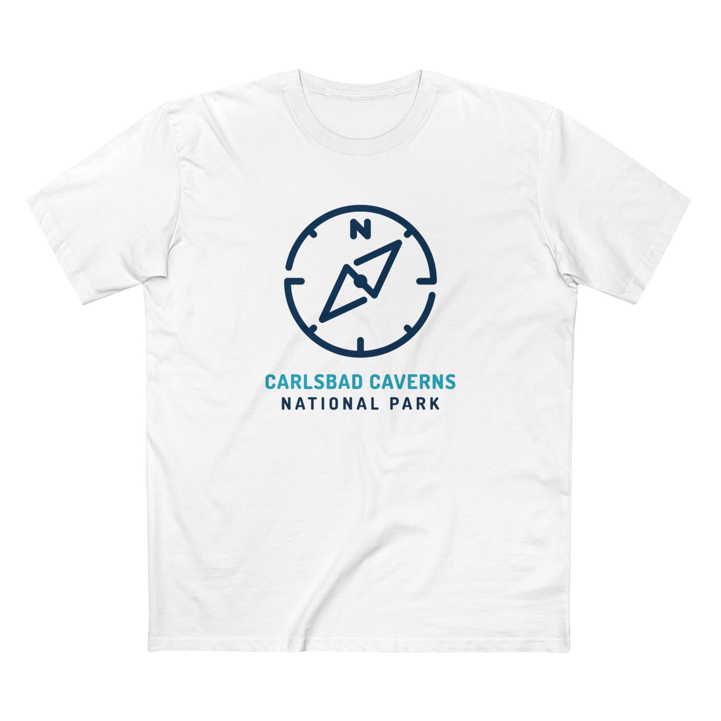 Carlsbad Caverns National Park T-Shirt Compass Design