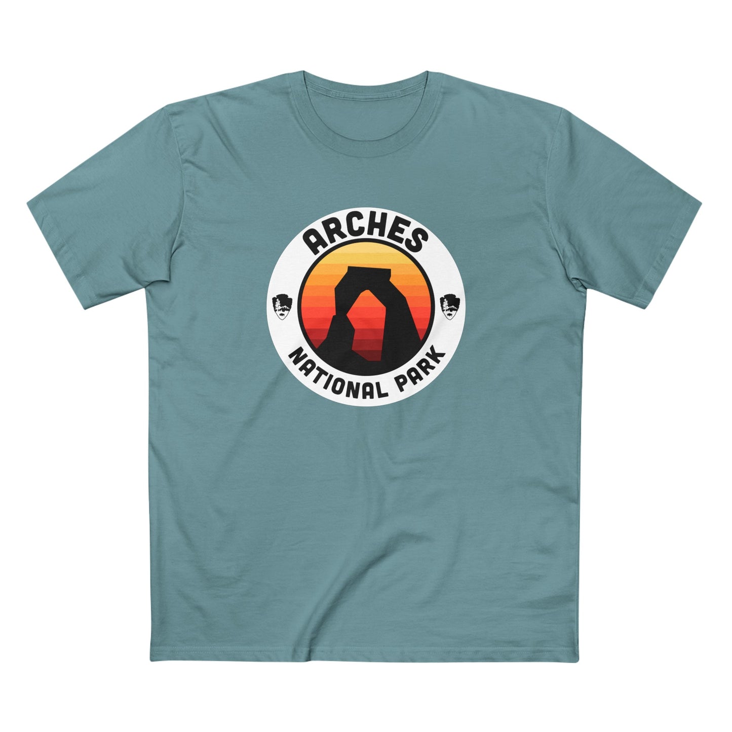 Arches National Park T-Shirt - Round Badge Design