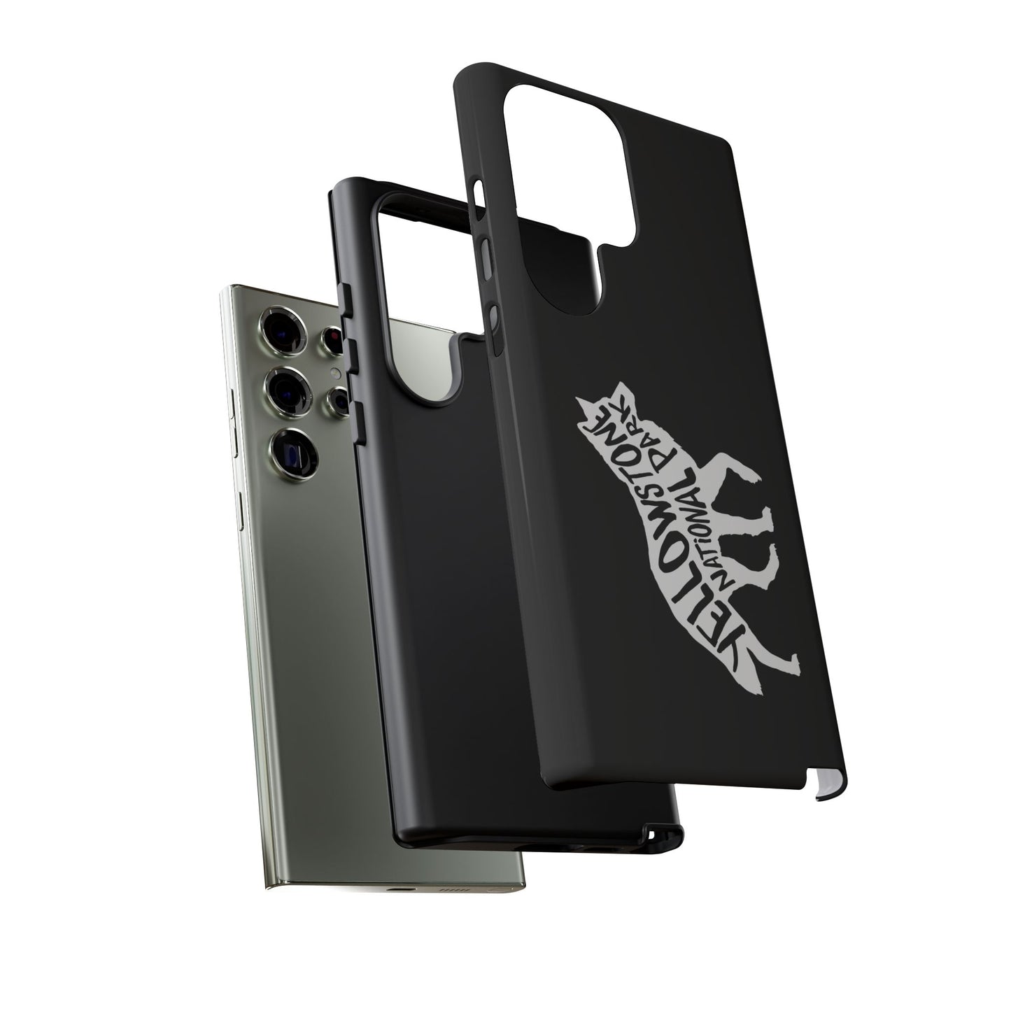 Yellowstone National Park Phone Case - Wolf Design