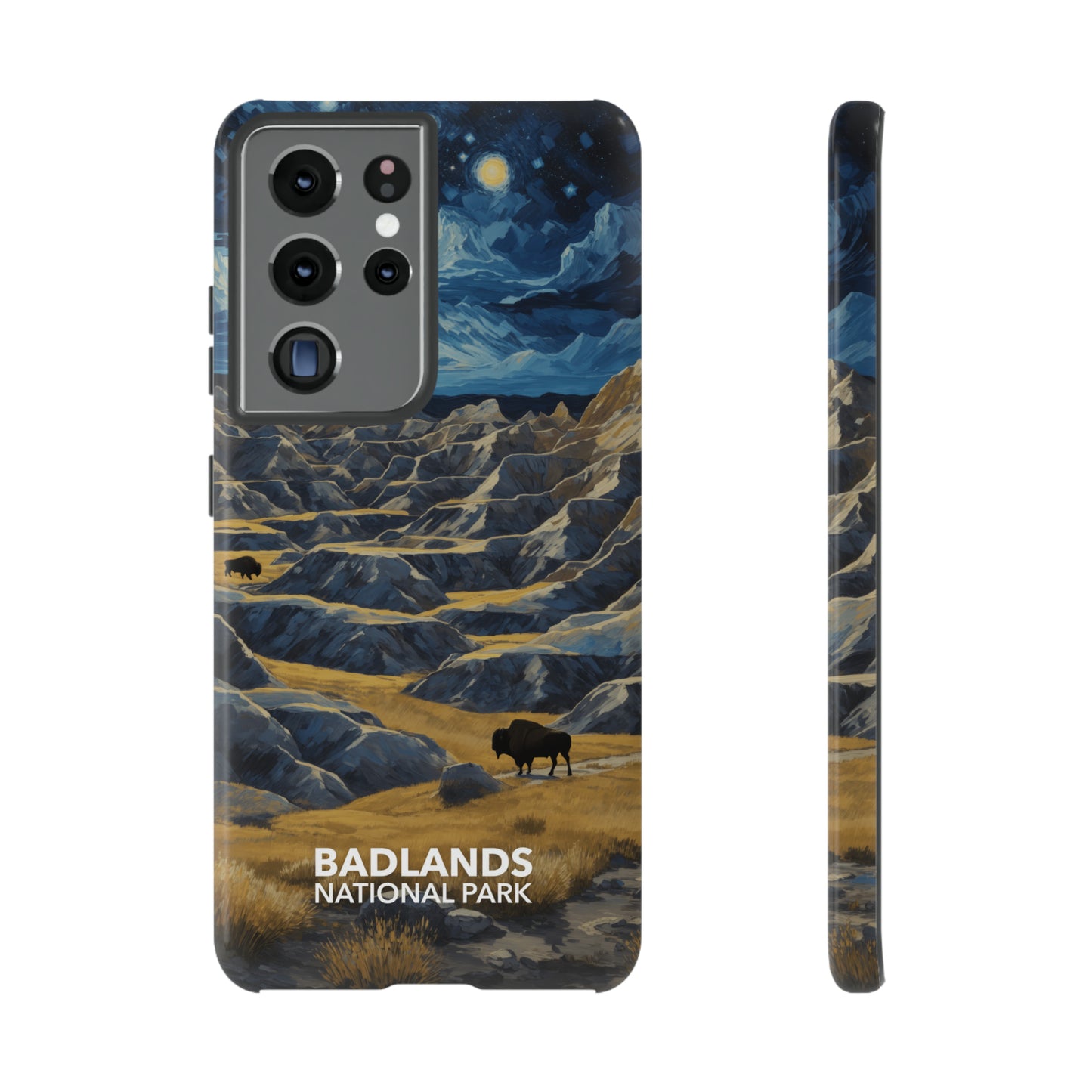 Badlands National Park Phone Case - Starry Night