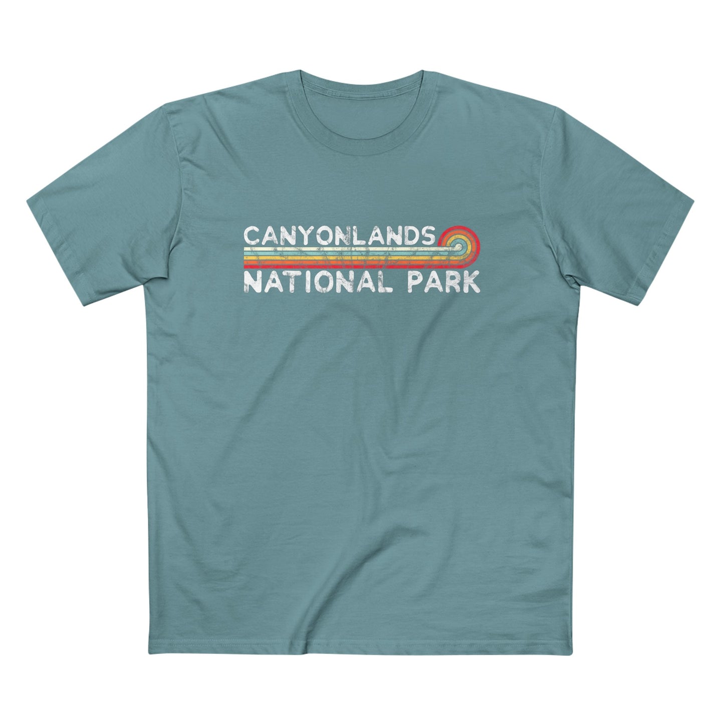 Canyonlands National Park T-Shirt - Vintage Stretched Sunrise