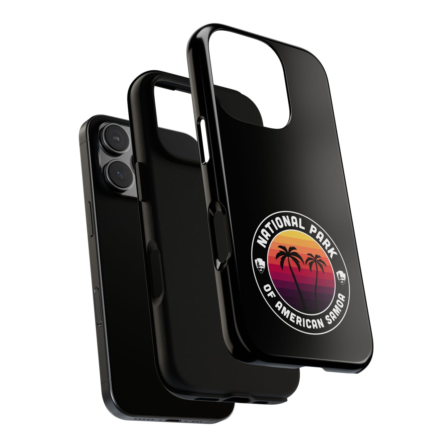 National Park of American Samoa Phone Case - Round Emblem Design