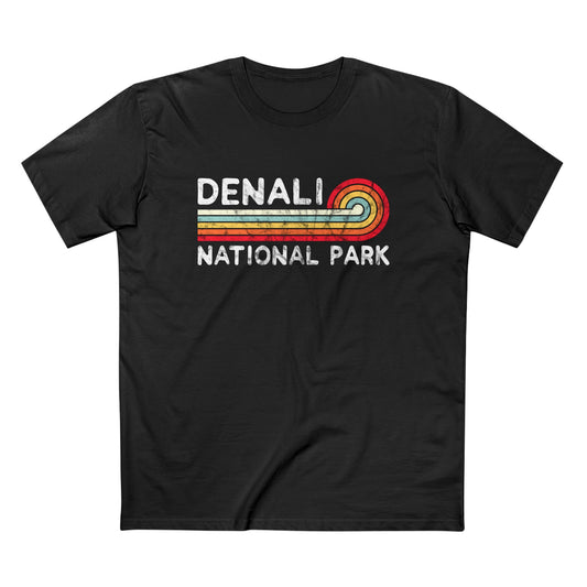 Denali National Park T-Shirt - Vintage Stretched Sunrise