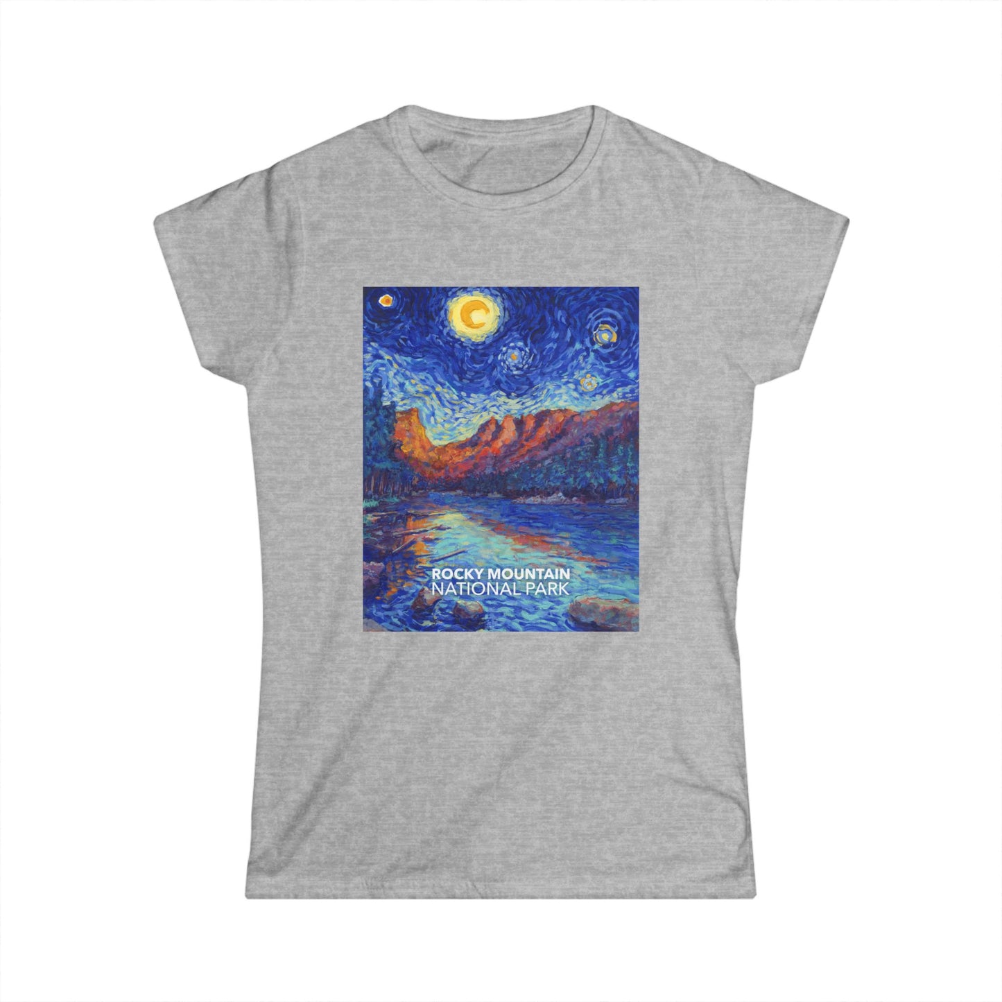 Rocky Mountain National Park T-Shirt - Women's Starry Night