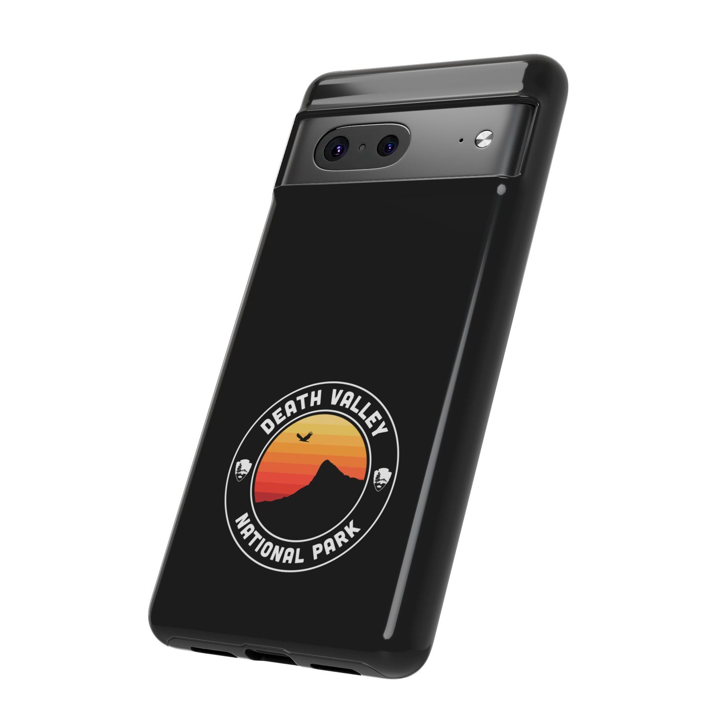 Death Valley National Park Phone Case - Round Emblem Design