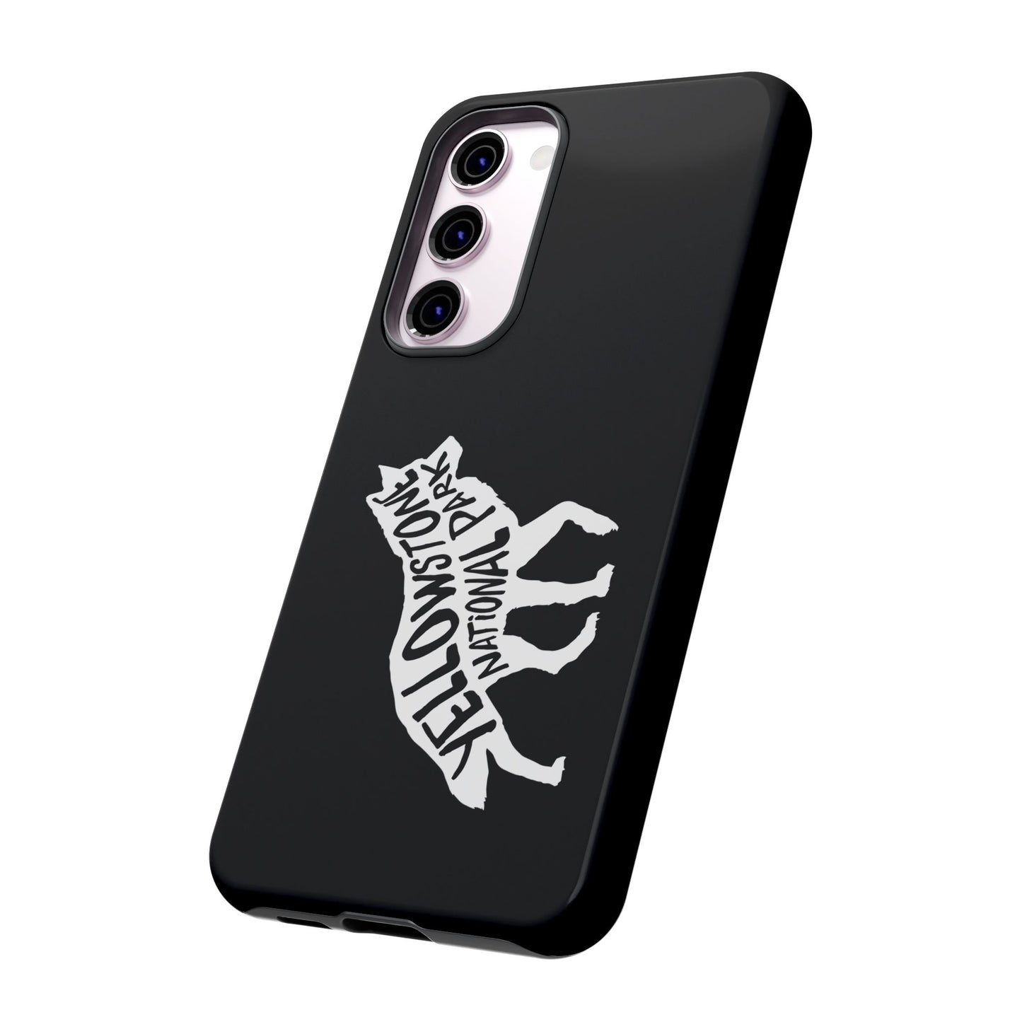 Yellowstone National Park Phone Case - Wolf Design