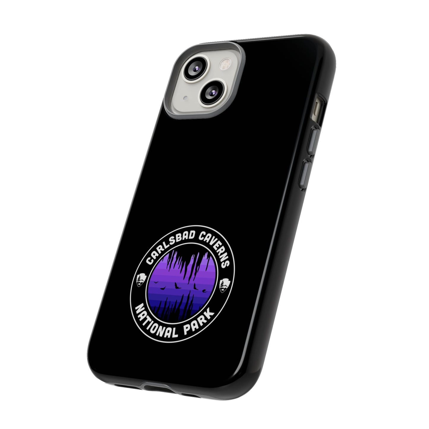 Carlsbad Caverns National Park Phone Case - Round Emblem Design