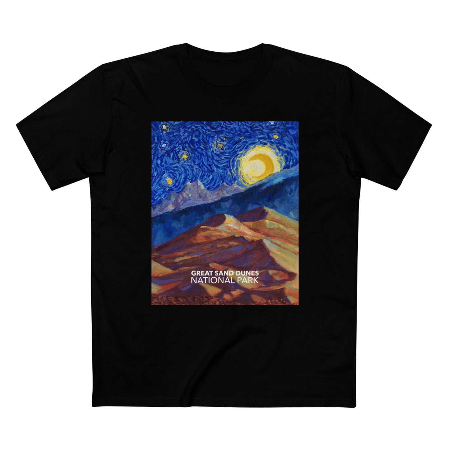 Great Sand Dunes National Park T-Shirt - The Starry Night