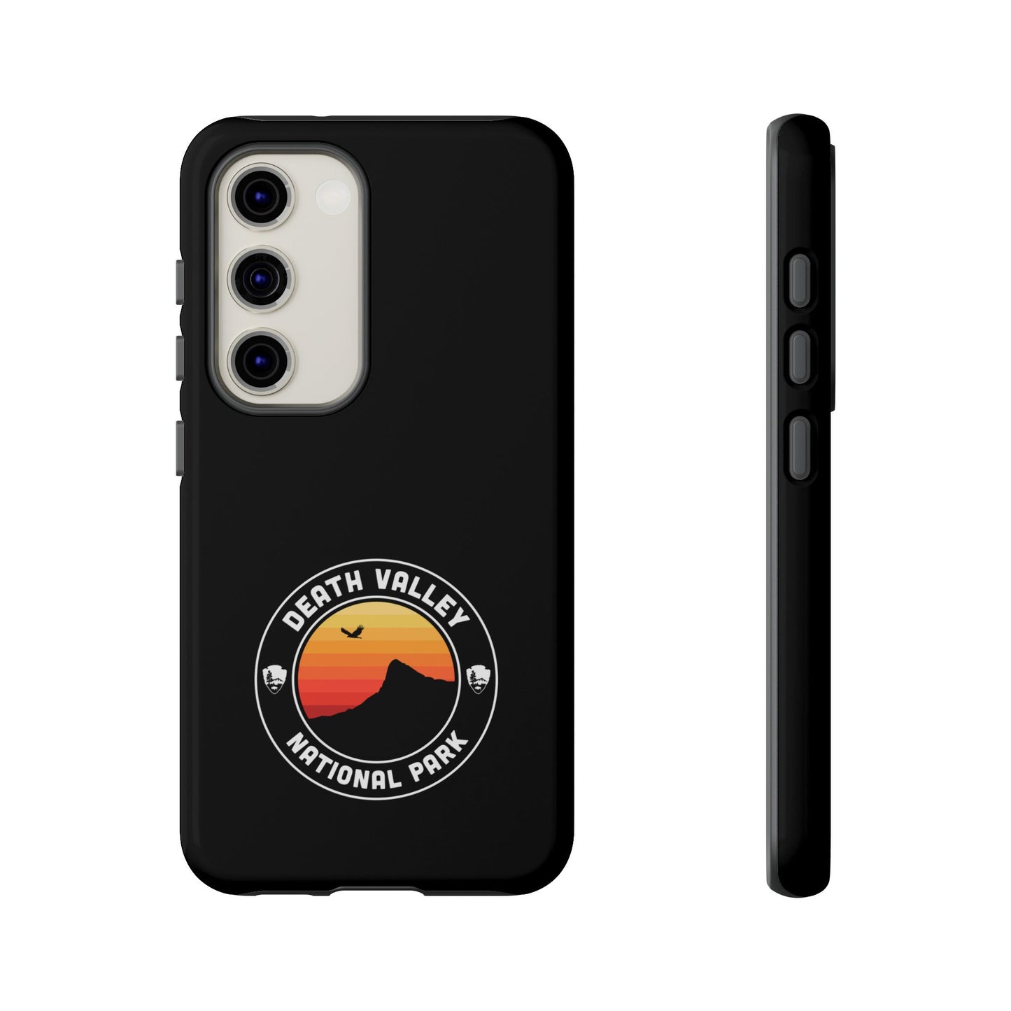 Death Valley National Park Phone Case - Round Emblem Design