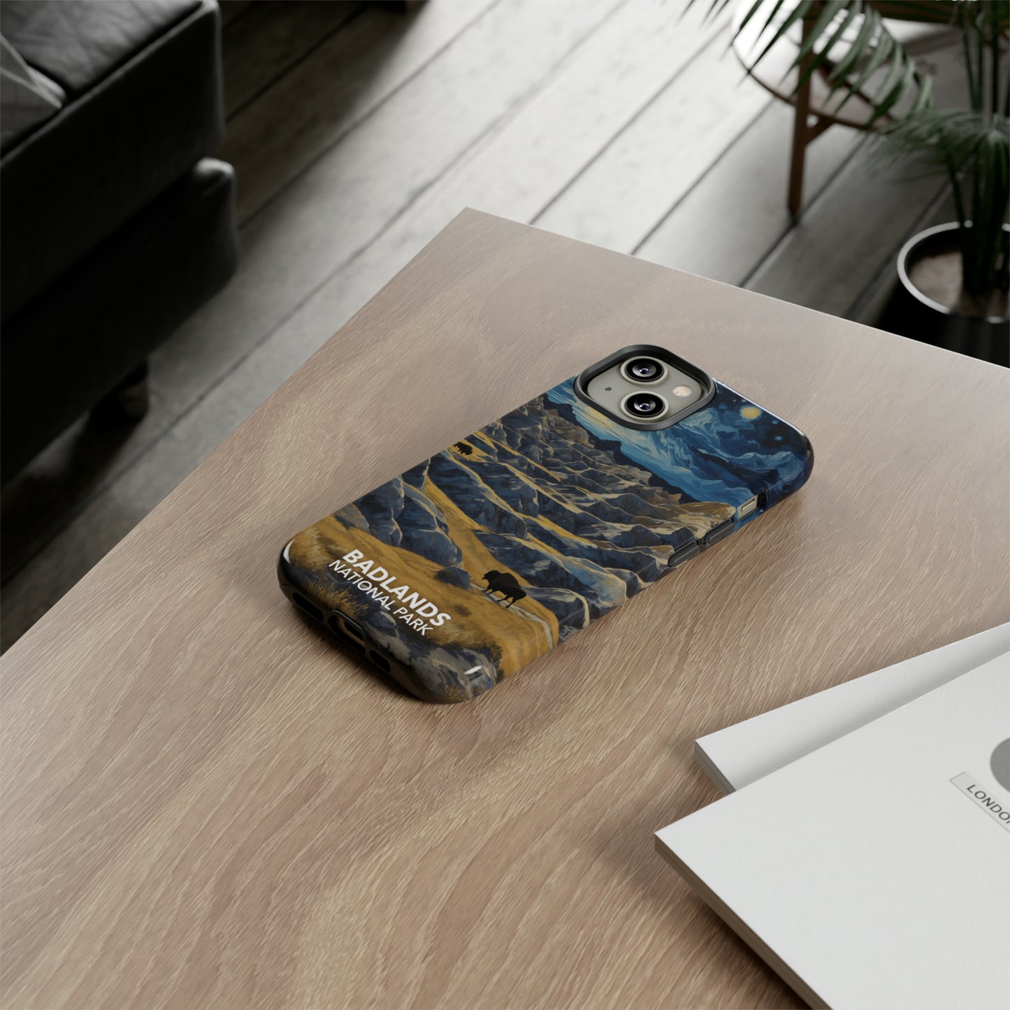 Badlands National Park Phone Case - Starry Night