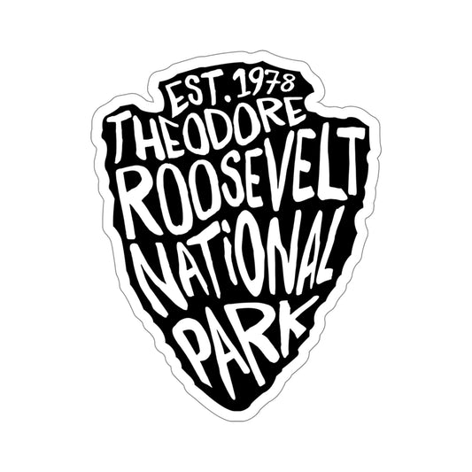 Theodore Roosevelt National Park Sticker - Arrow Head Design