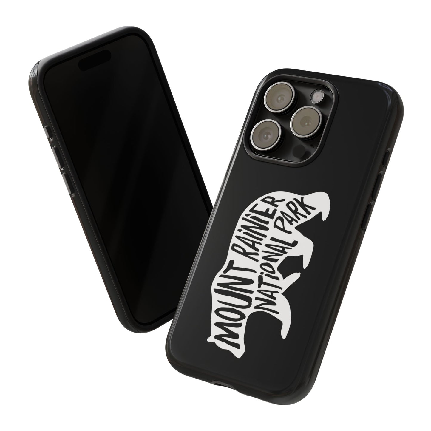 Mount Rainier National Park Phone Case - Black Bear Design