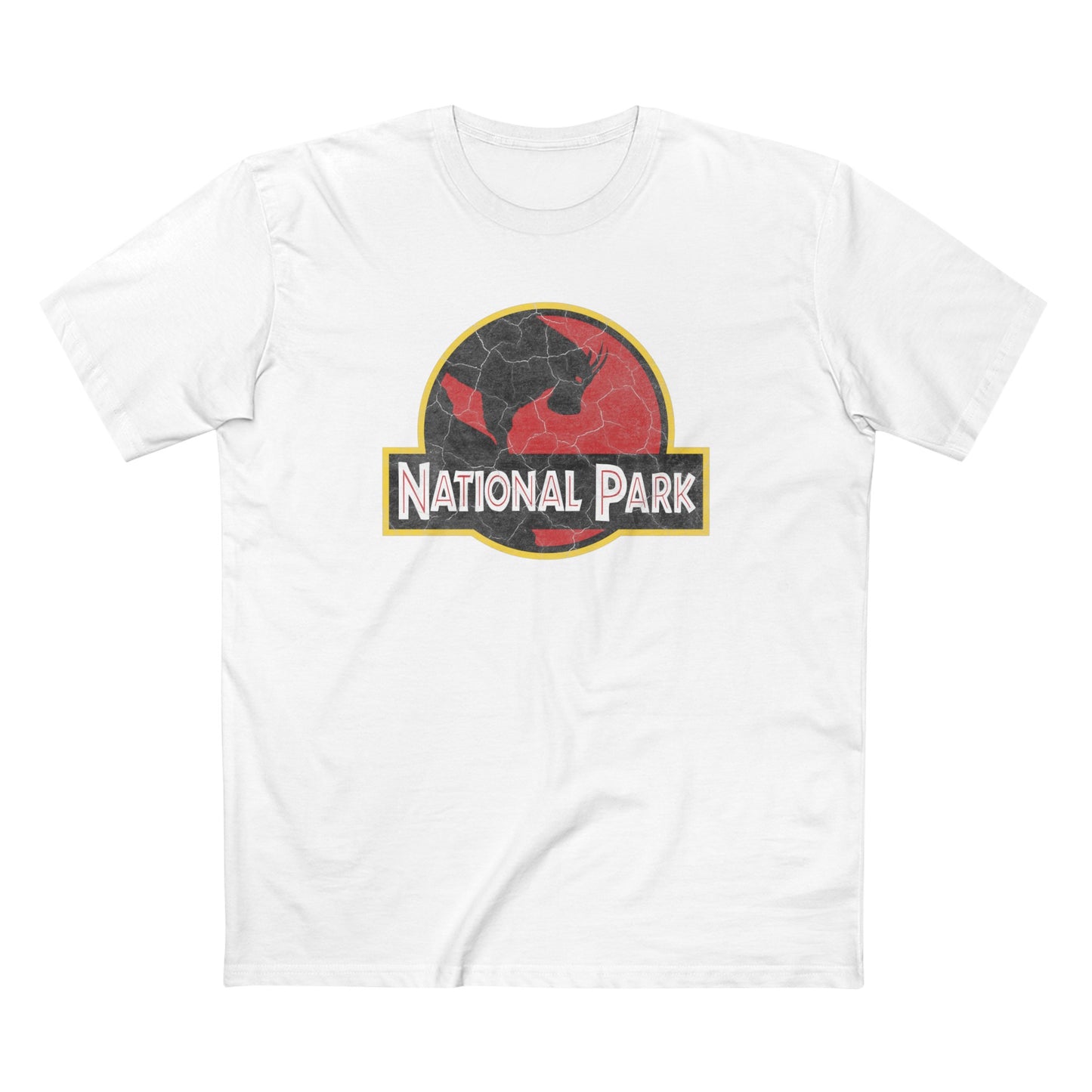 Mountain Goat National Park T-Shirt - Parody Logo