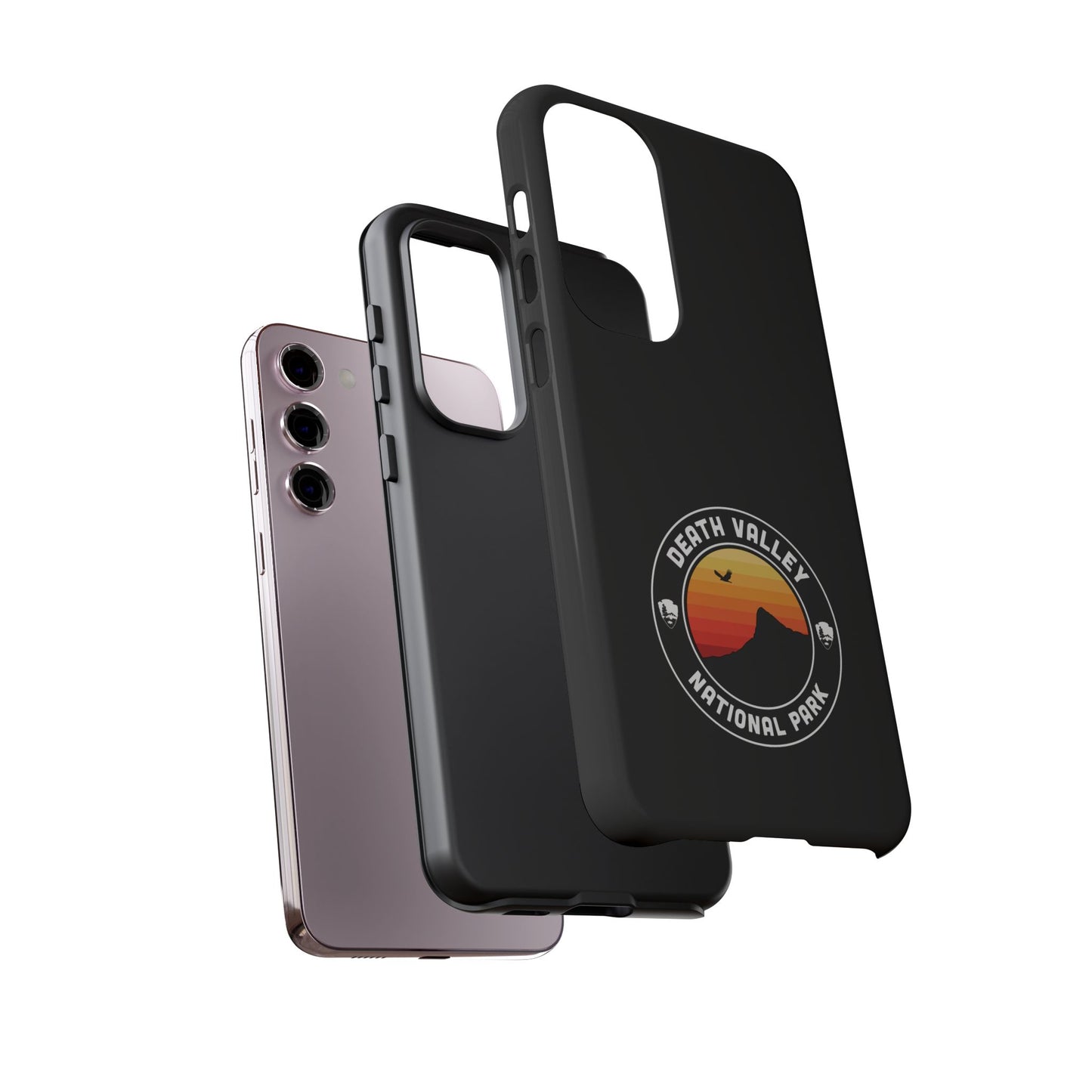 Death Valley National Park Phone Case - Round Emblem Design