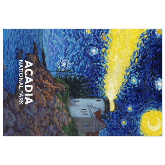 Acadia National Park Jigsaw Puzzle - The Starry Night