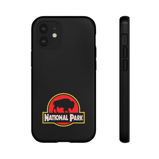 Bison National Park Phone Case - Parody Logo