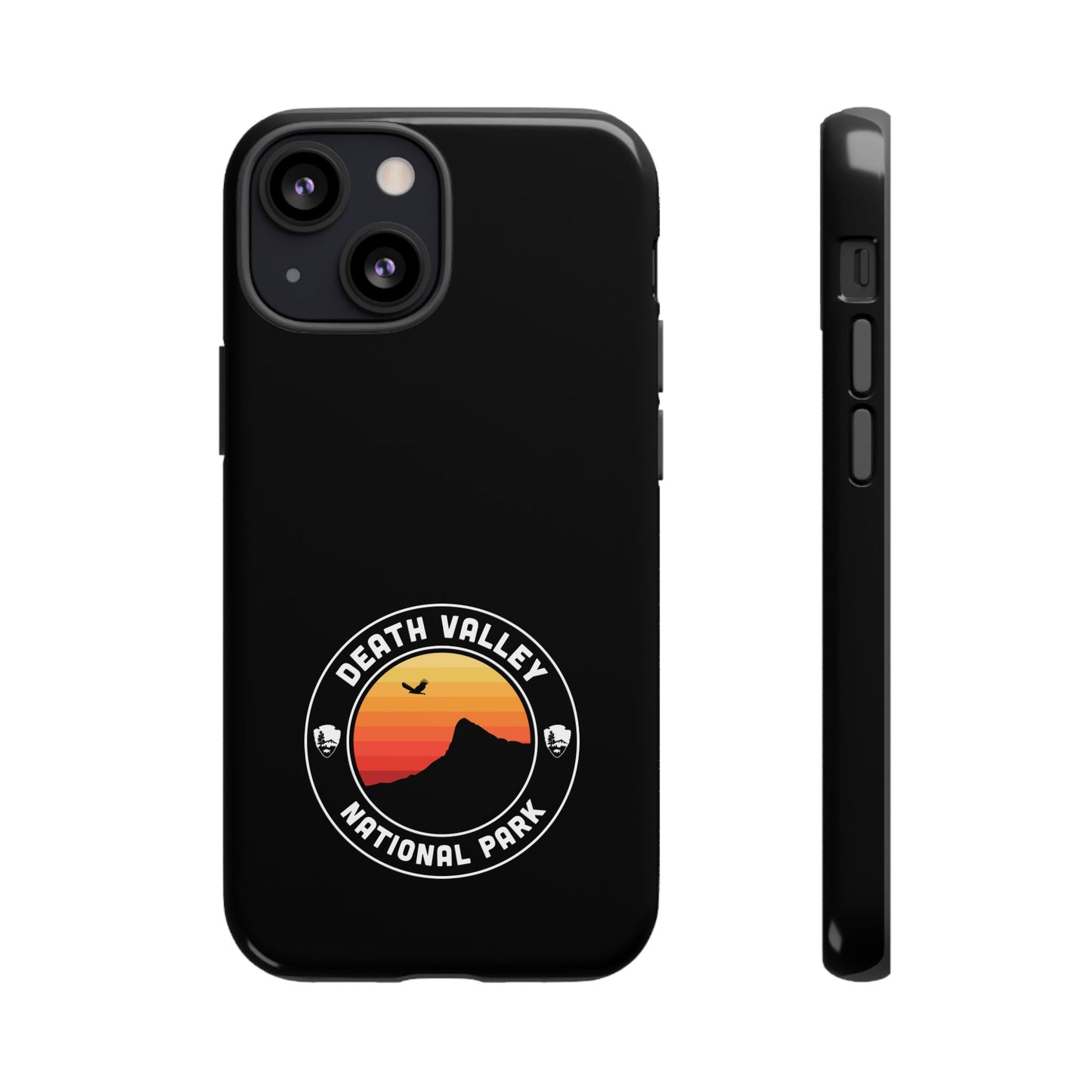 Death Valley National Park Phone Case - Round Emblem Design