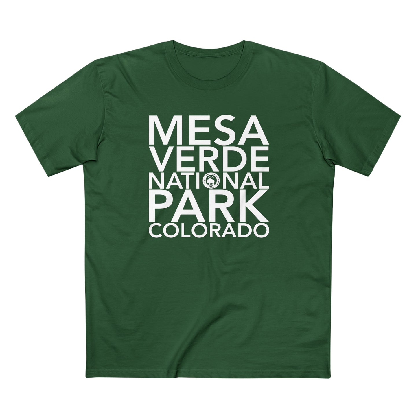 Mesa Verde National Park T-Shirt Block Text