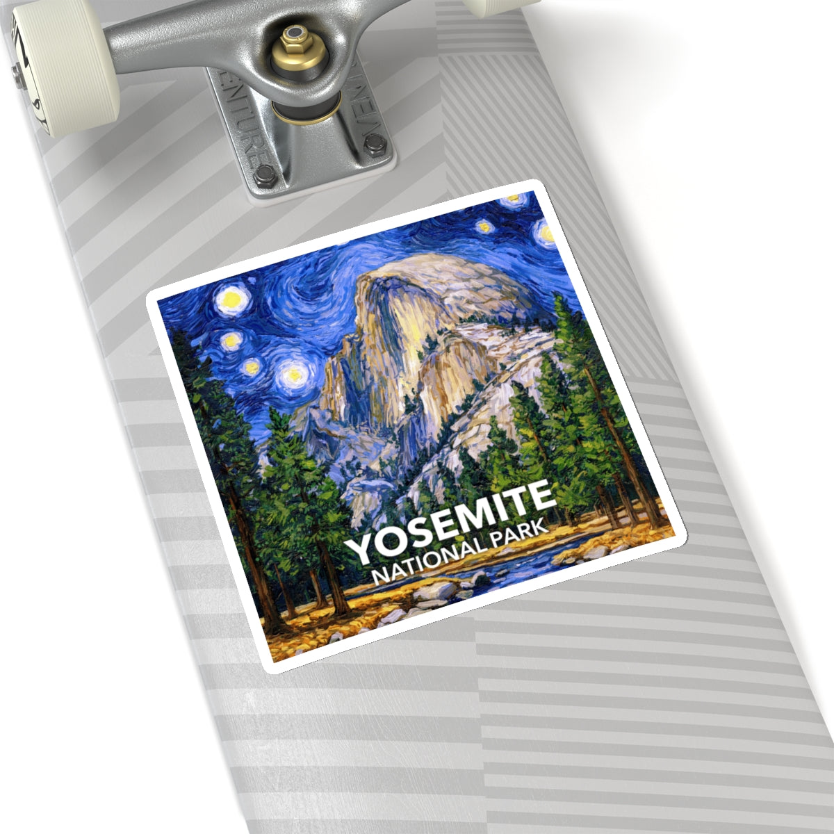 Yosemite National Park Sticker - The Starry Night