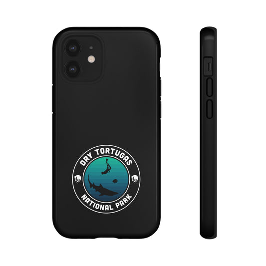 Dry Tortugas National Park Phone Case - Round Emblem Design