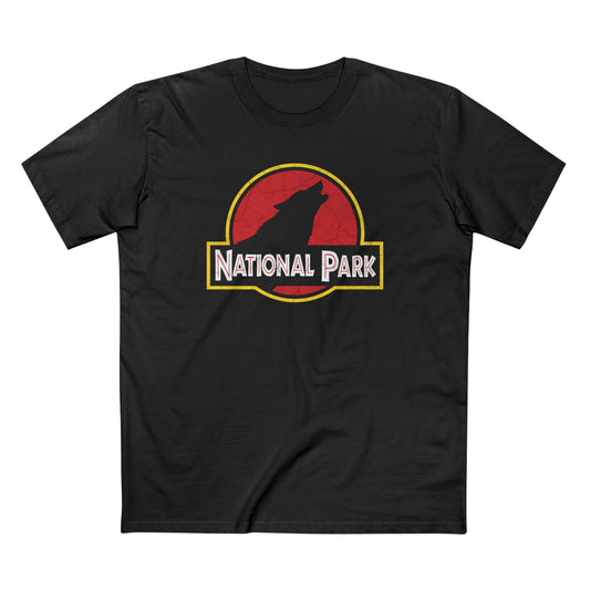 Wolf National Park T-Shirt - Parody Logo