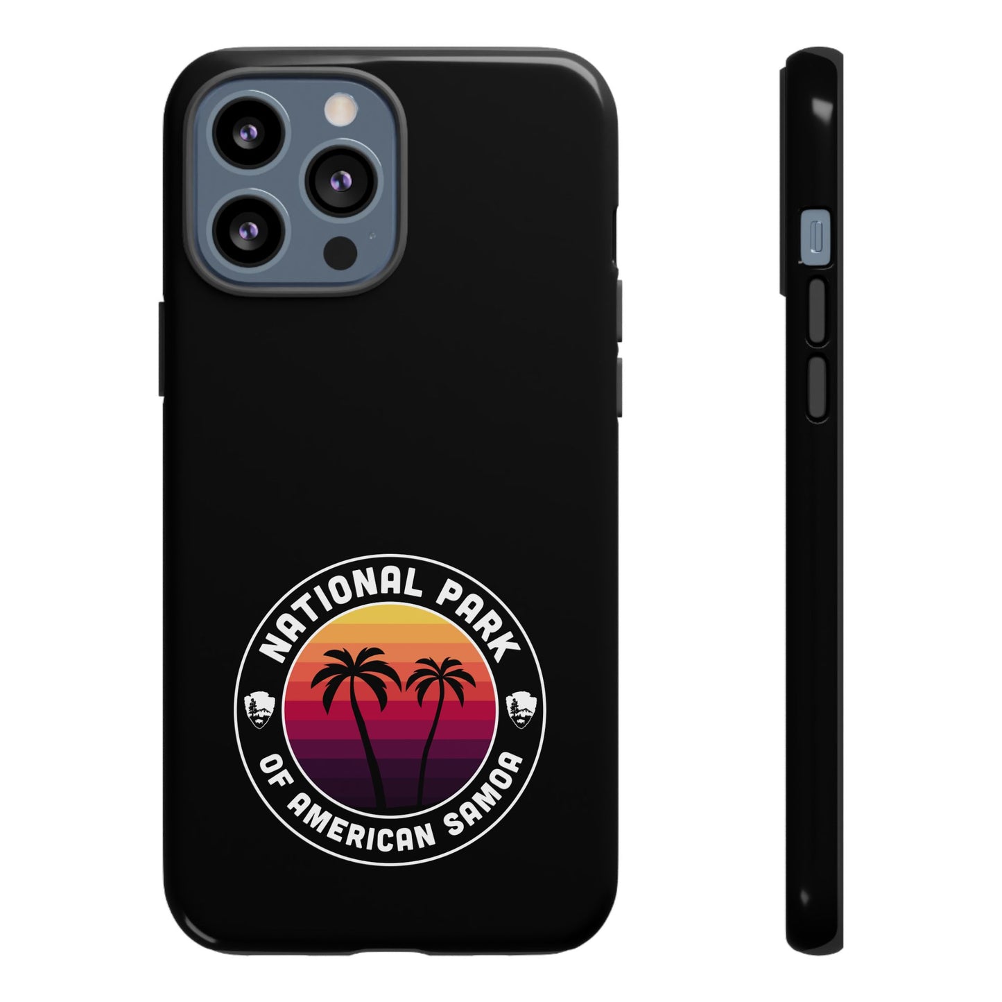 National Park of American Samoa Phone Case - Round Emblem Design