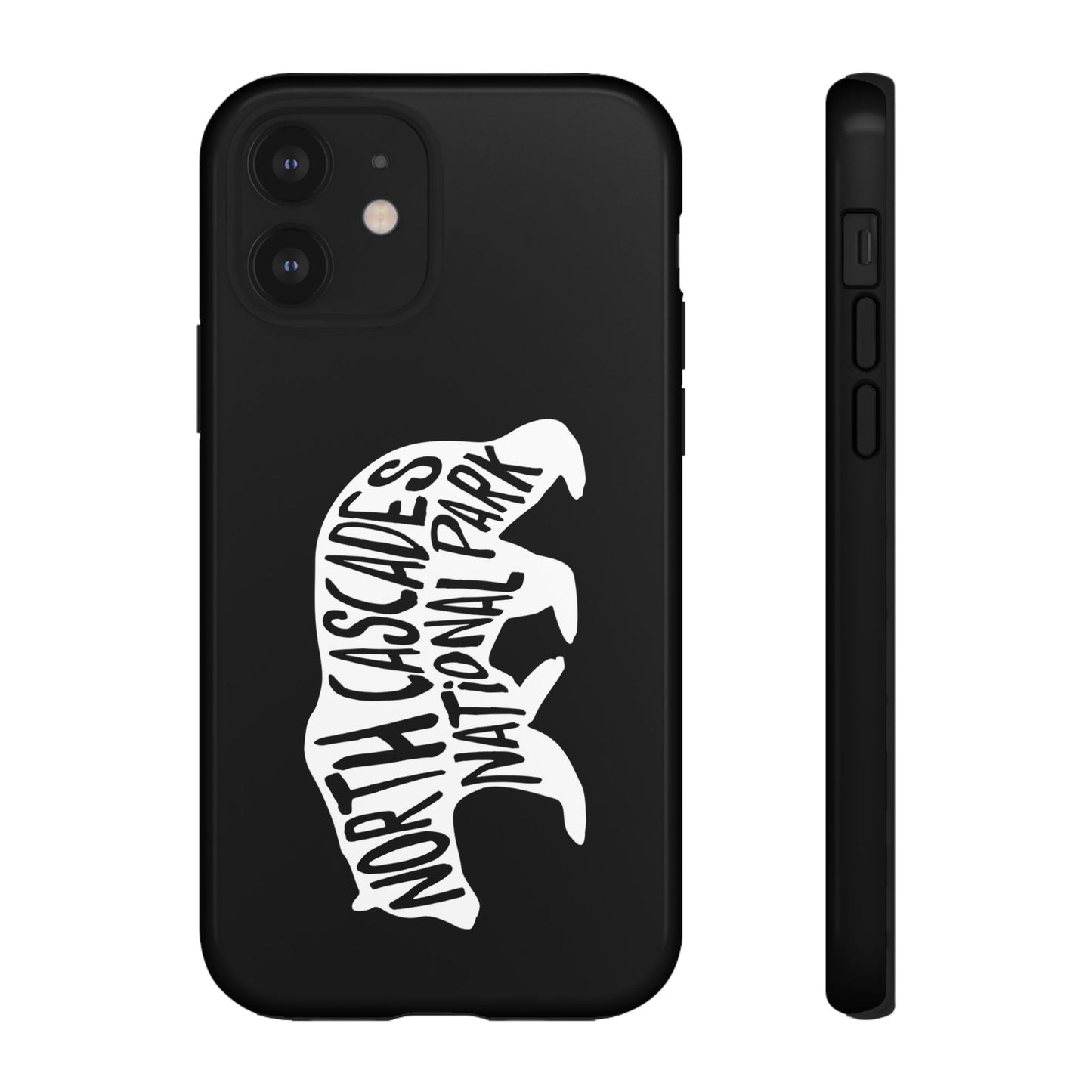 North Cascades National Park Phone Case - Black Bear Design