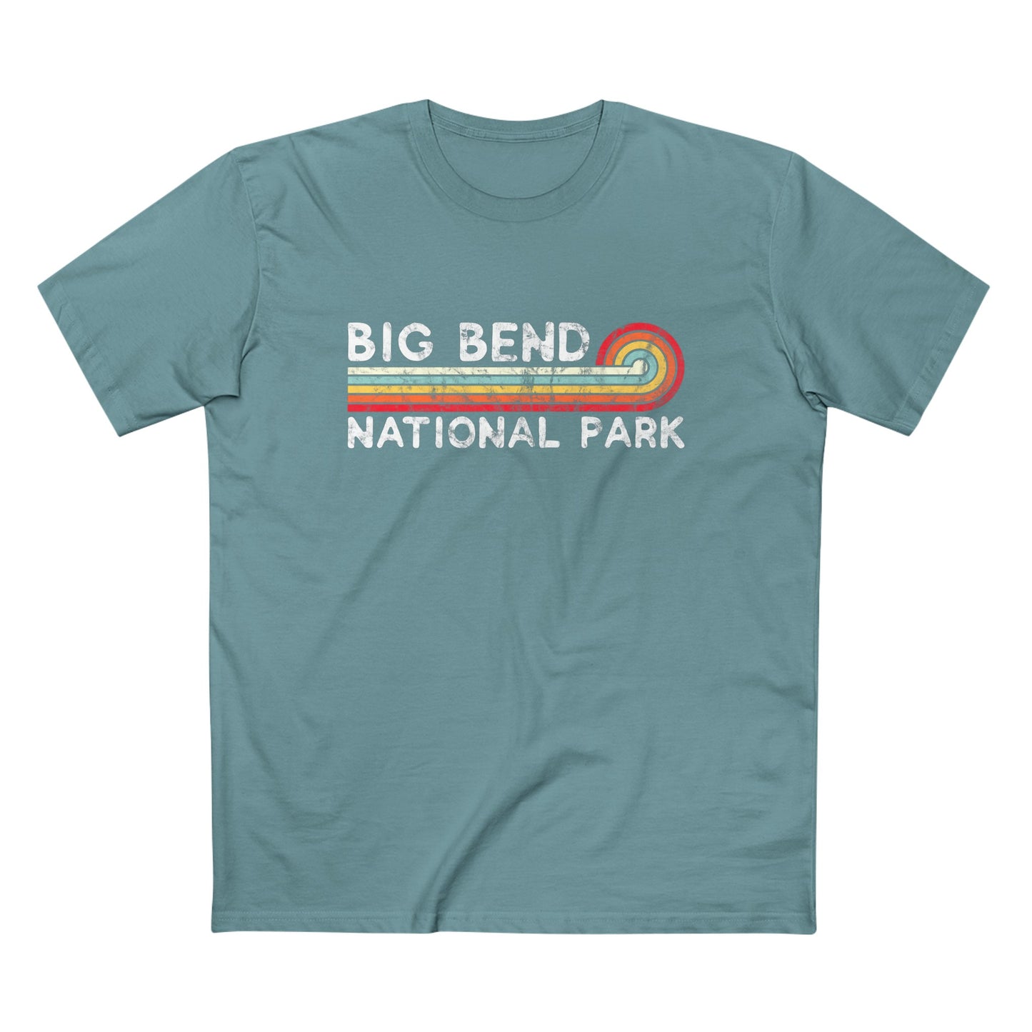 Big Bend National Park T-Shirt - Vintage Stretched Sunrise