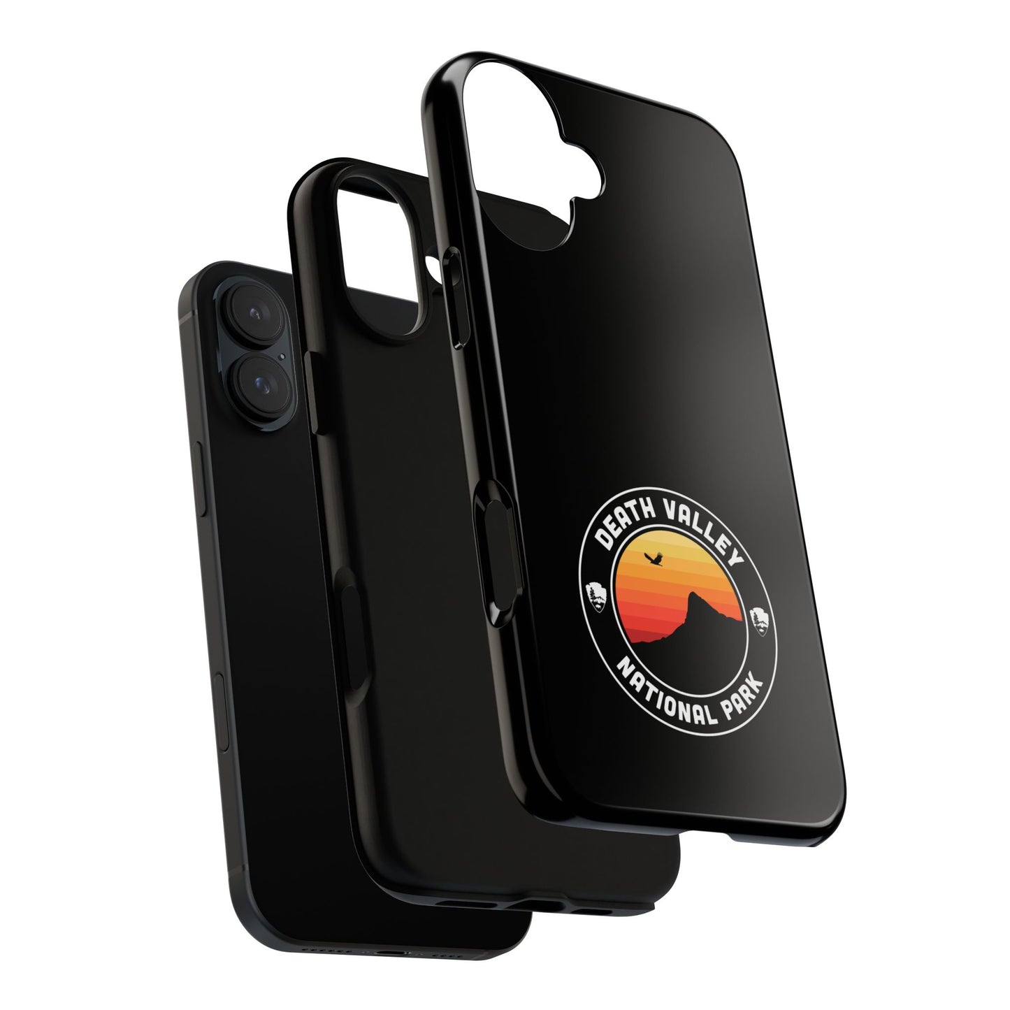 Death Valley National Park Phone Case - Round Emblem Design