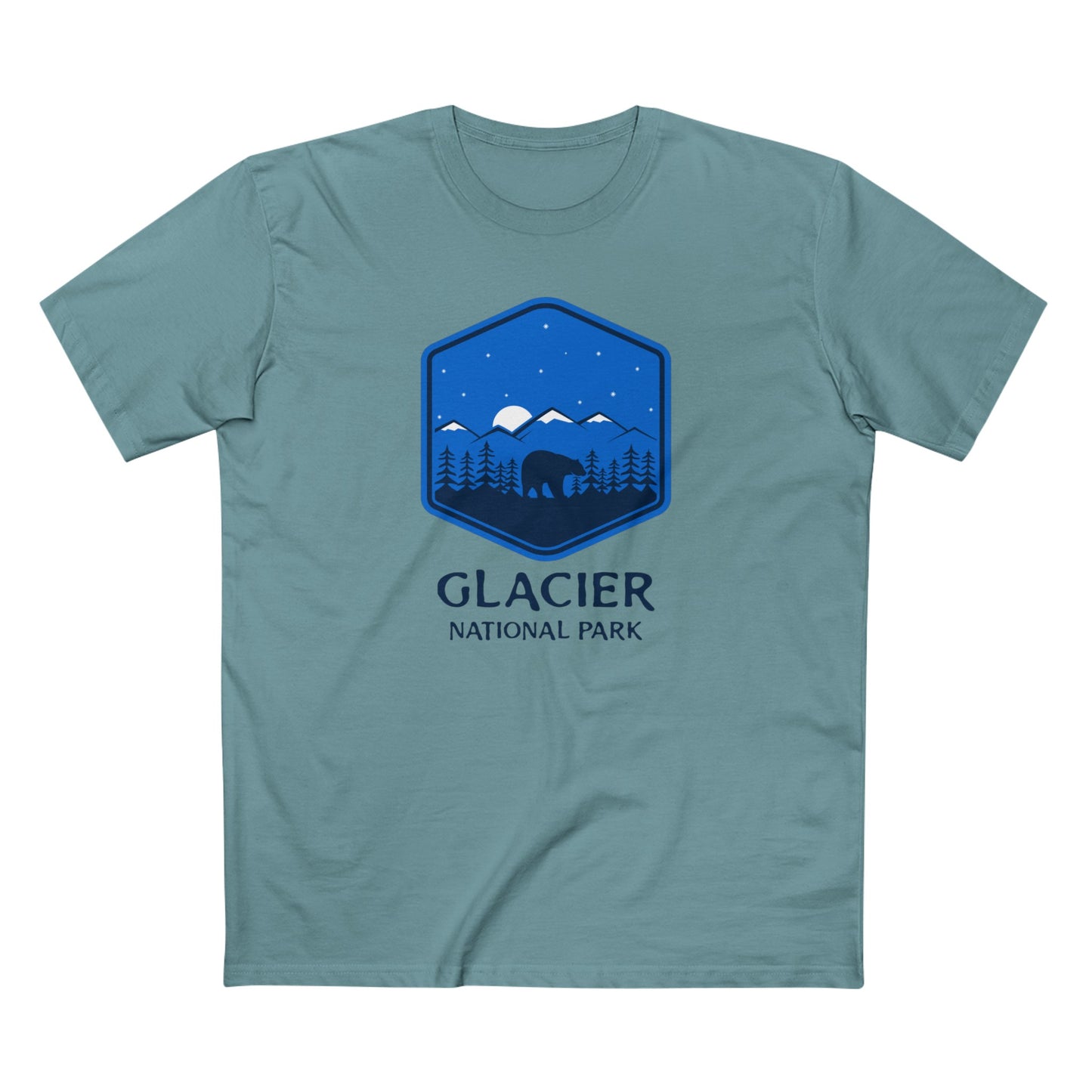 Glacier National Park T-Shirt - Bear Graphic