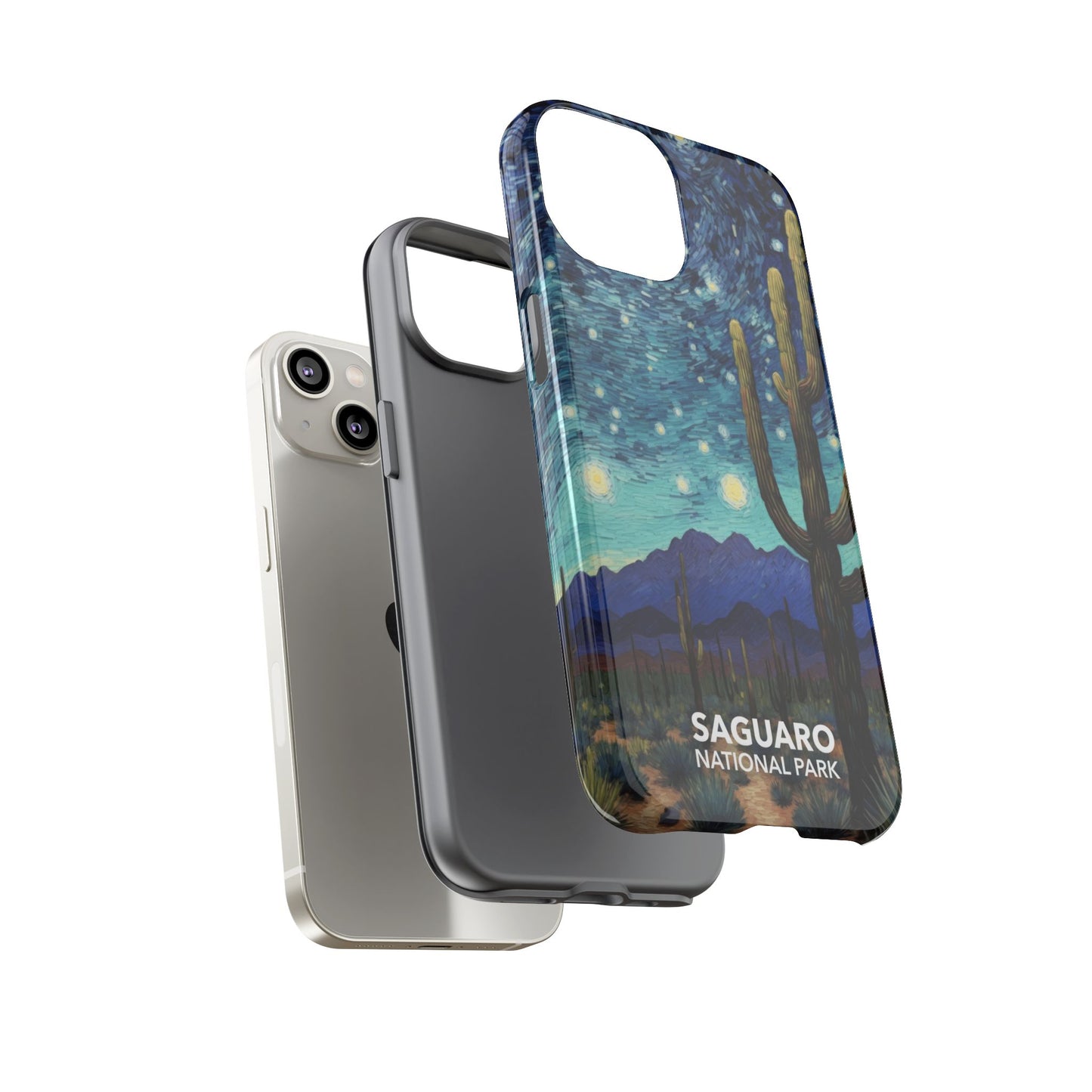 Saguaro National Park Phone Case - Starry Night