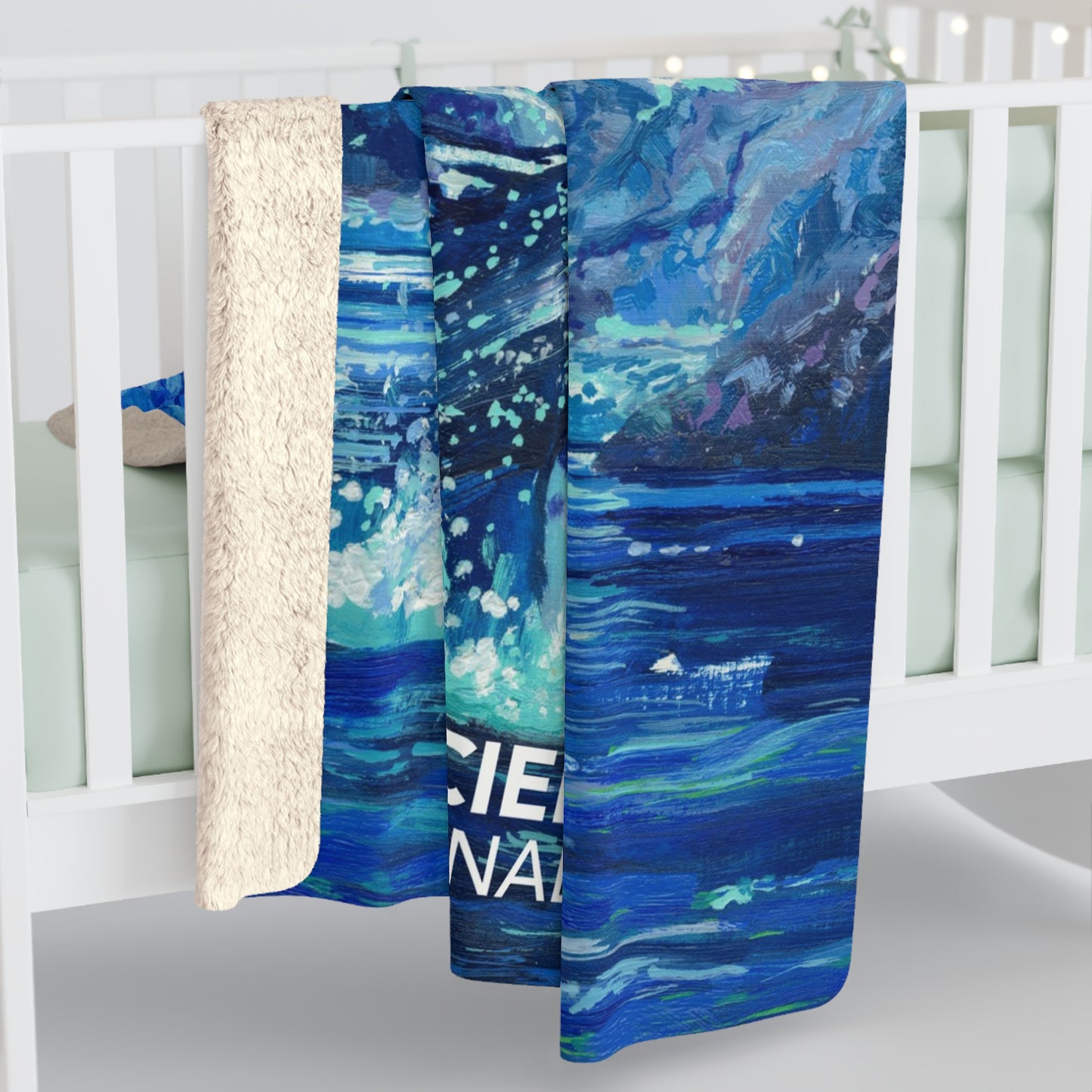 Glacier Bay National Park Sherpa Blanket - The Starry Night