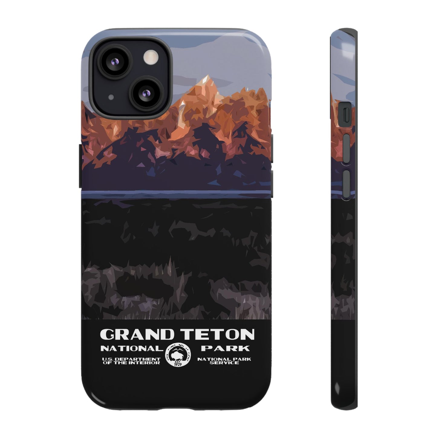 Grand Teton National Park Phone Case - WPA Style