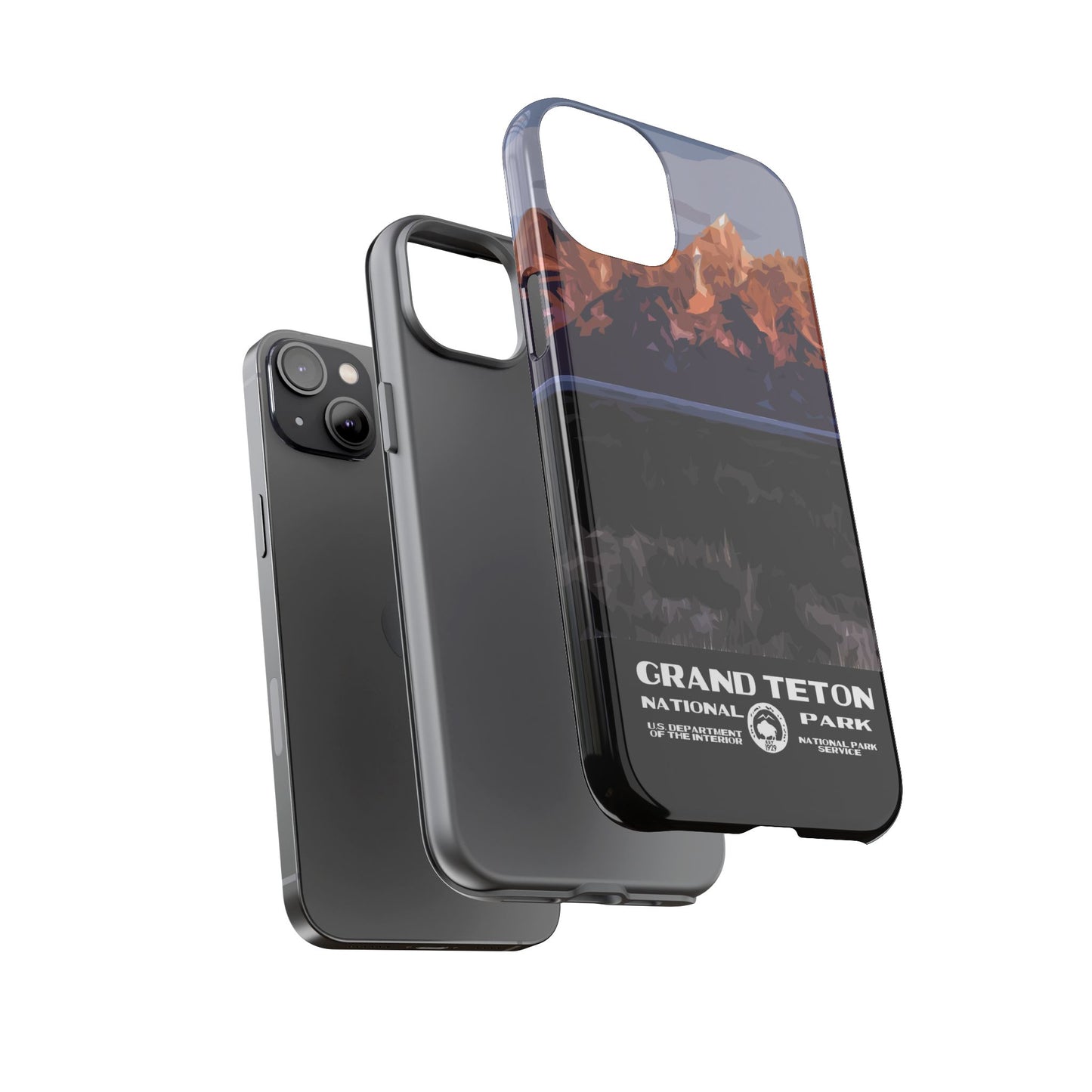 Grand Teton National Park Phone Case - WPA Style