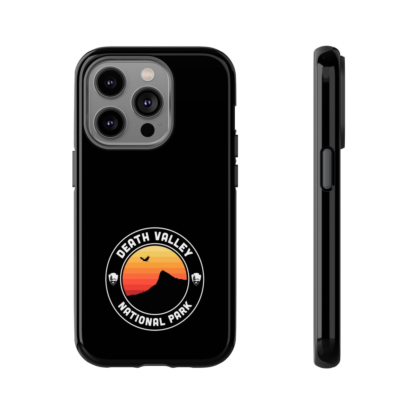 Death Valley National Park Phone Case - Round Emblem Design