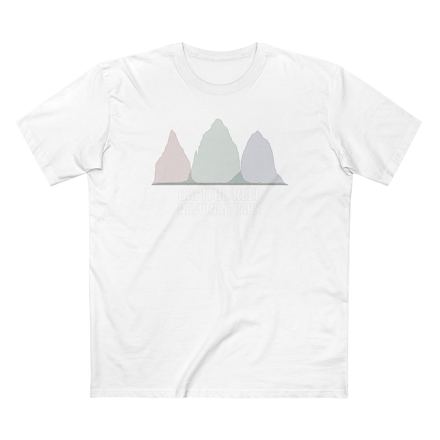 Capitol Reef National Park T-Shirt - Histogram Design