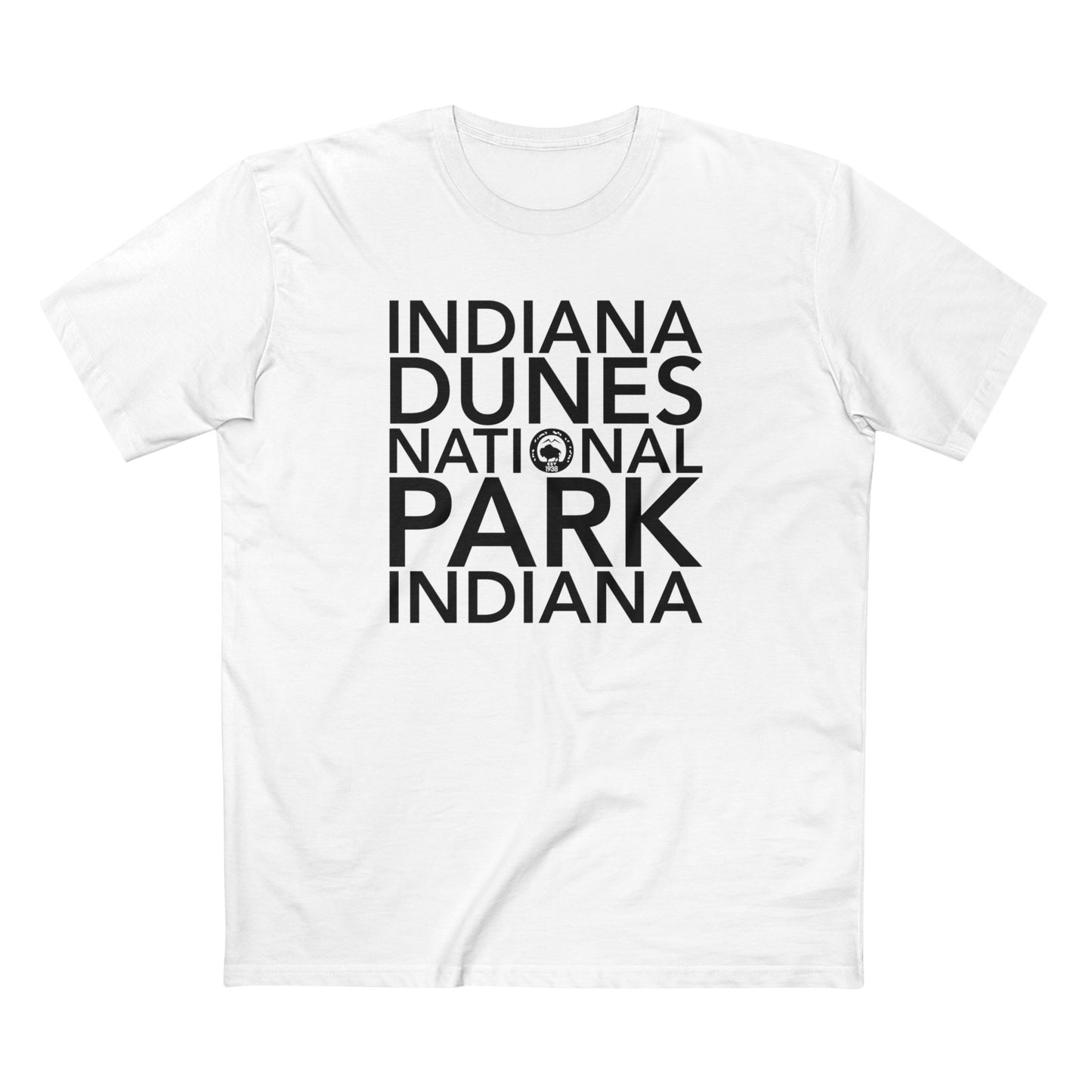 Indiana Dunes National Park T-Shirt Block Text