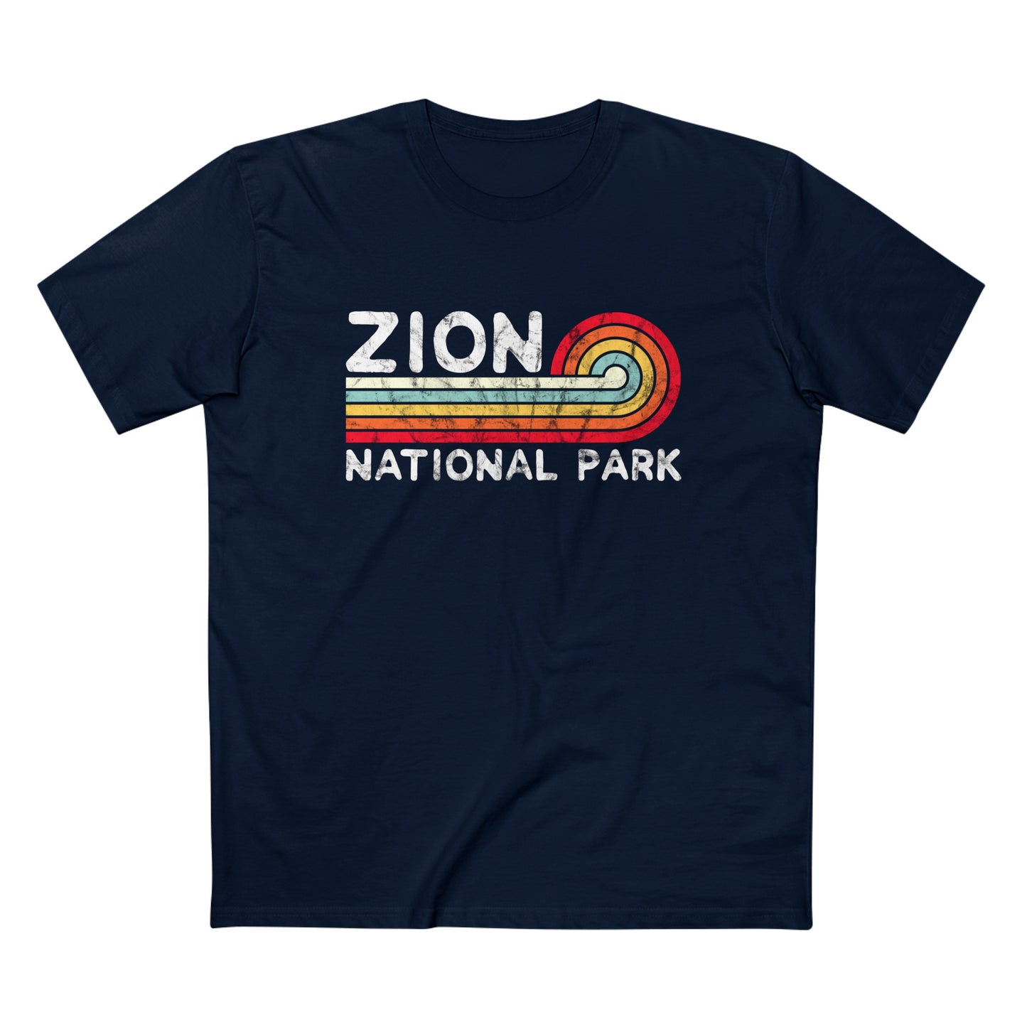 Zion National Park T-Shirt - Vintage Stretched Sunrise