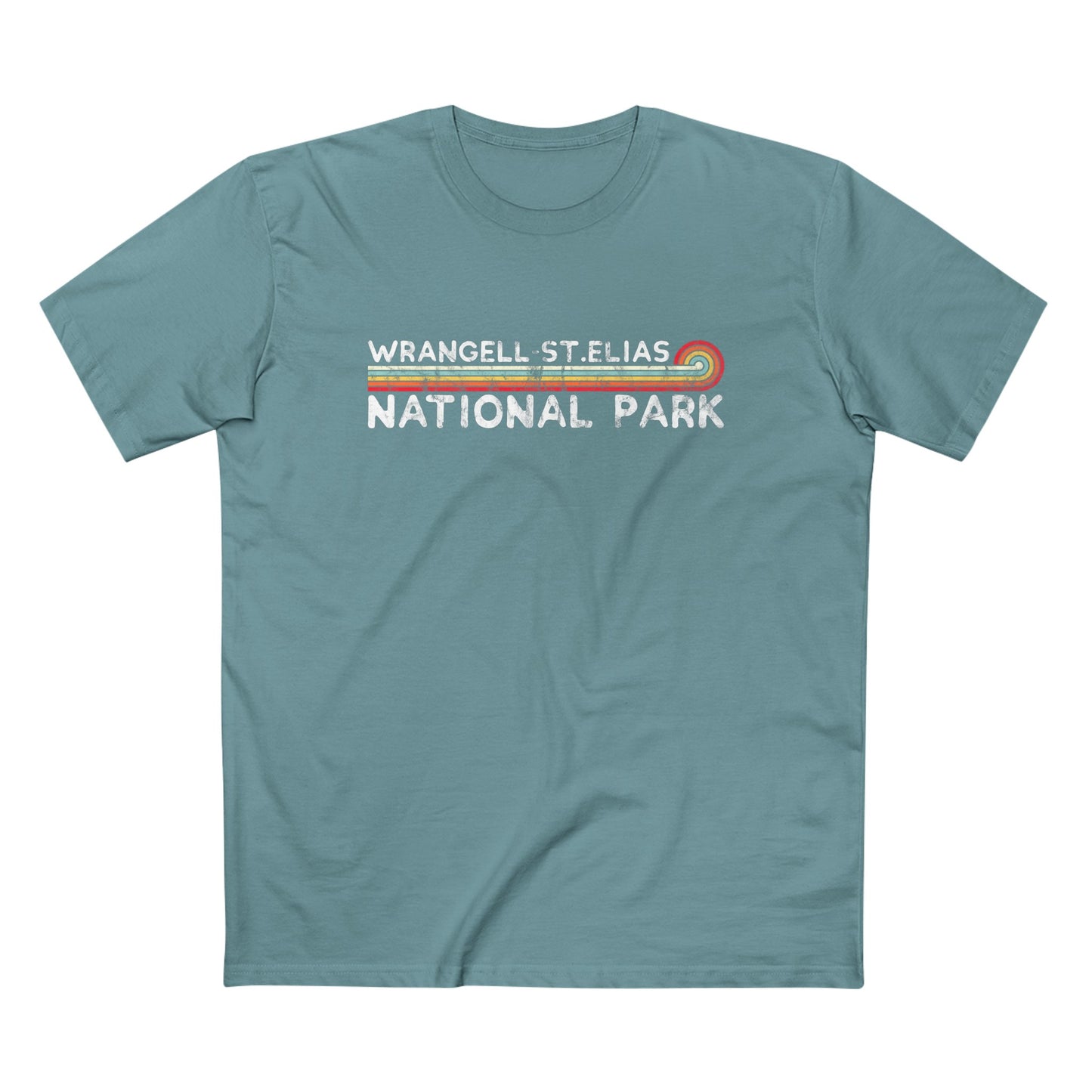 Wrangell - St. Elias National Park T-Shirt - Vintage Stretched Sunrise