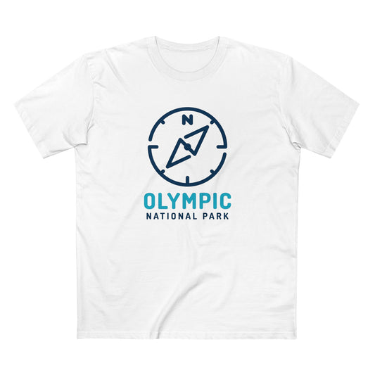 Olympic National Park T-Shirt Compass Design