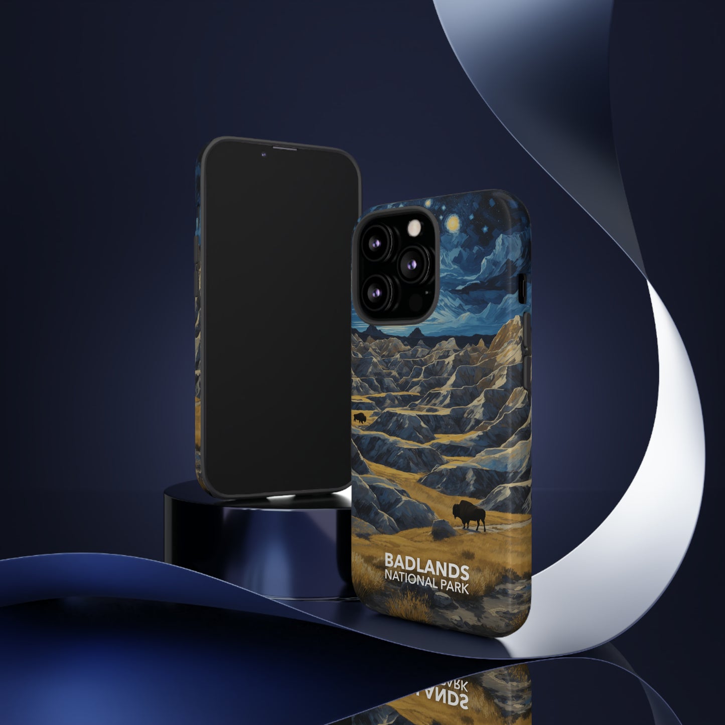 Badlands National Park Phone Case - Starry Night