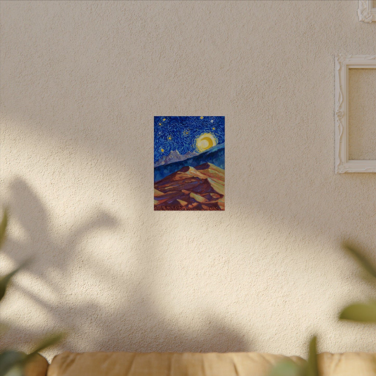 Great Sand Dunes National Park Starry Night Poster - Premium Textured Paper