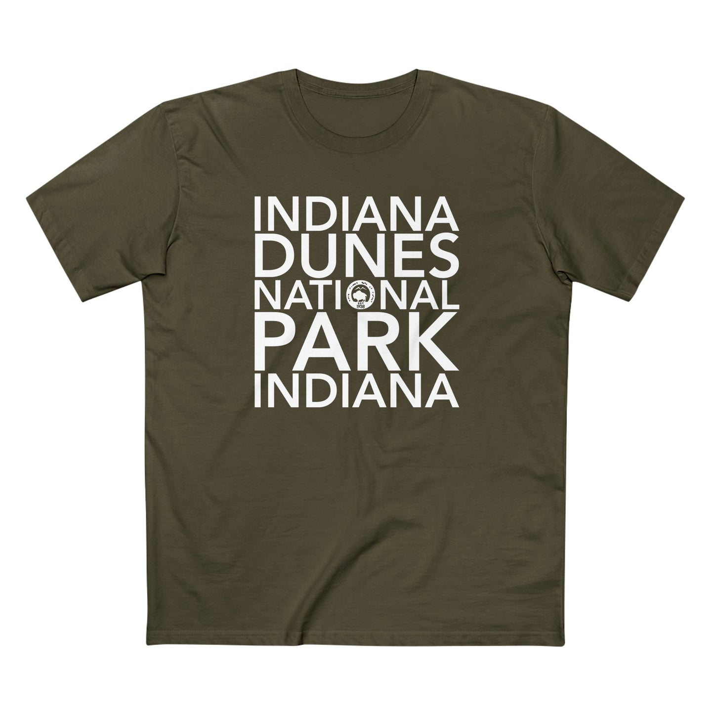 Indiana Dunes National Park T-Shirt Block Text