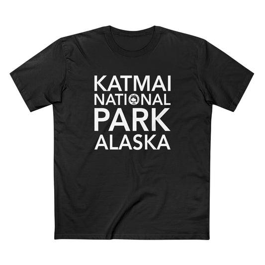 Katmai National Park T-Shirt Block Text