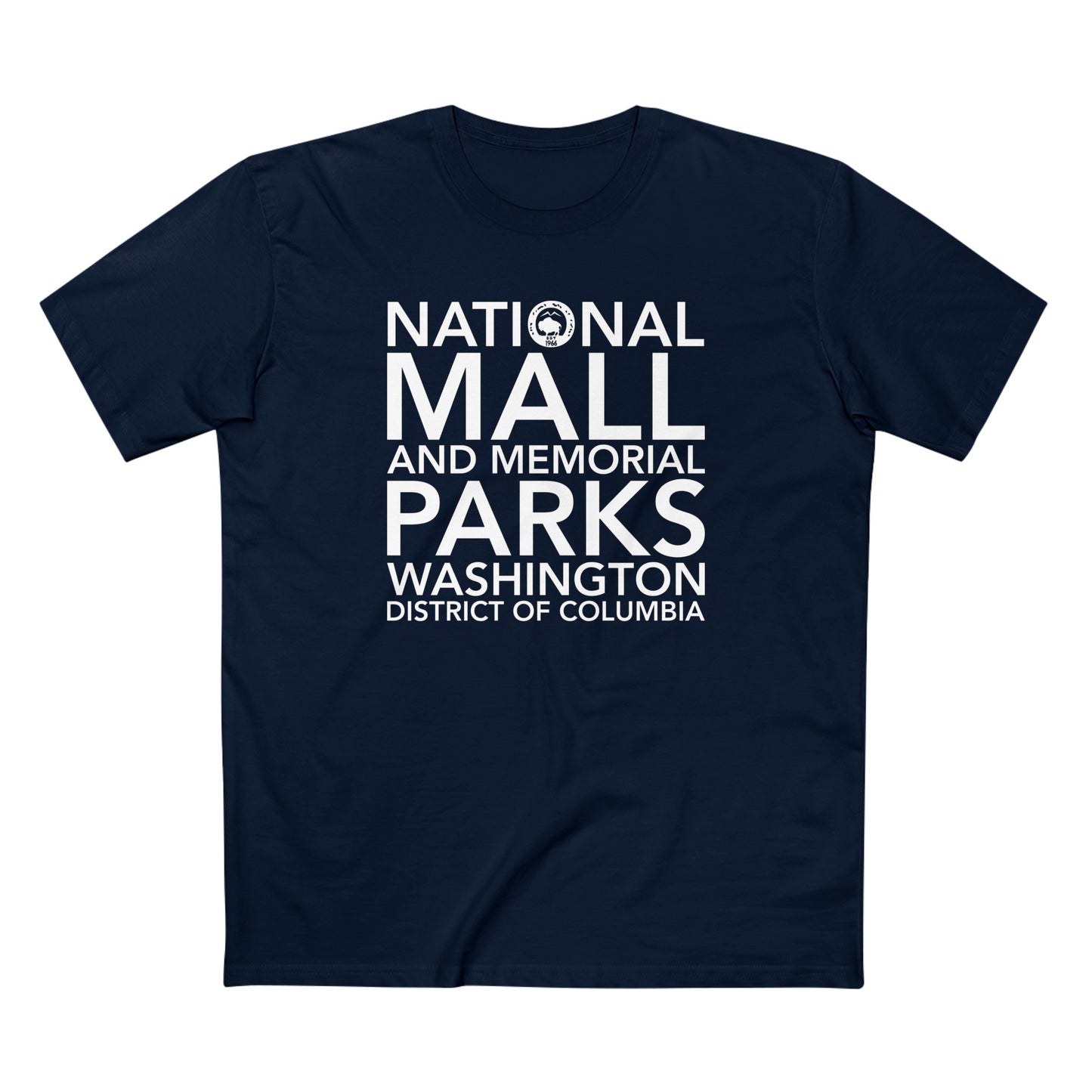 National Mall and Memorial Parks T-Shirt Block Text