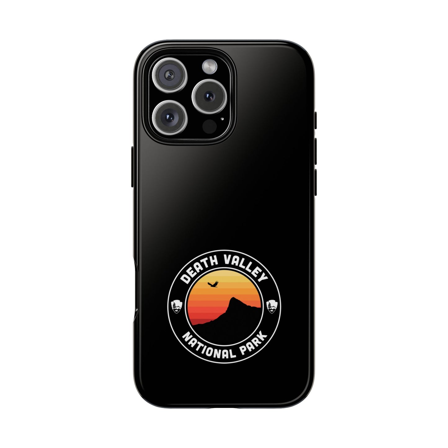 Death Valley National Park Phone Case - Round Emblem Design