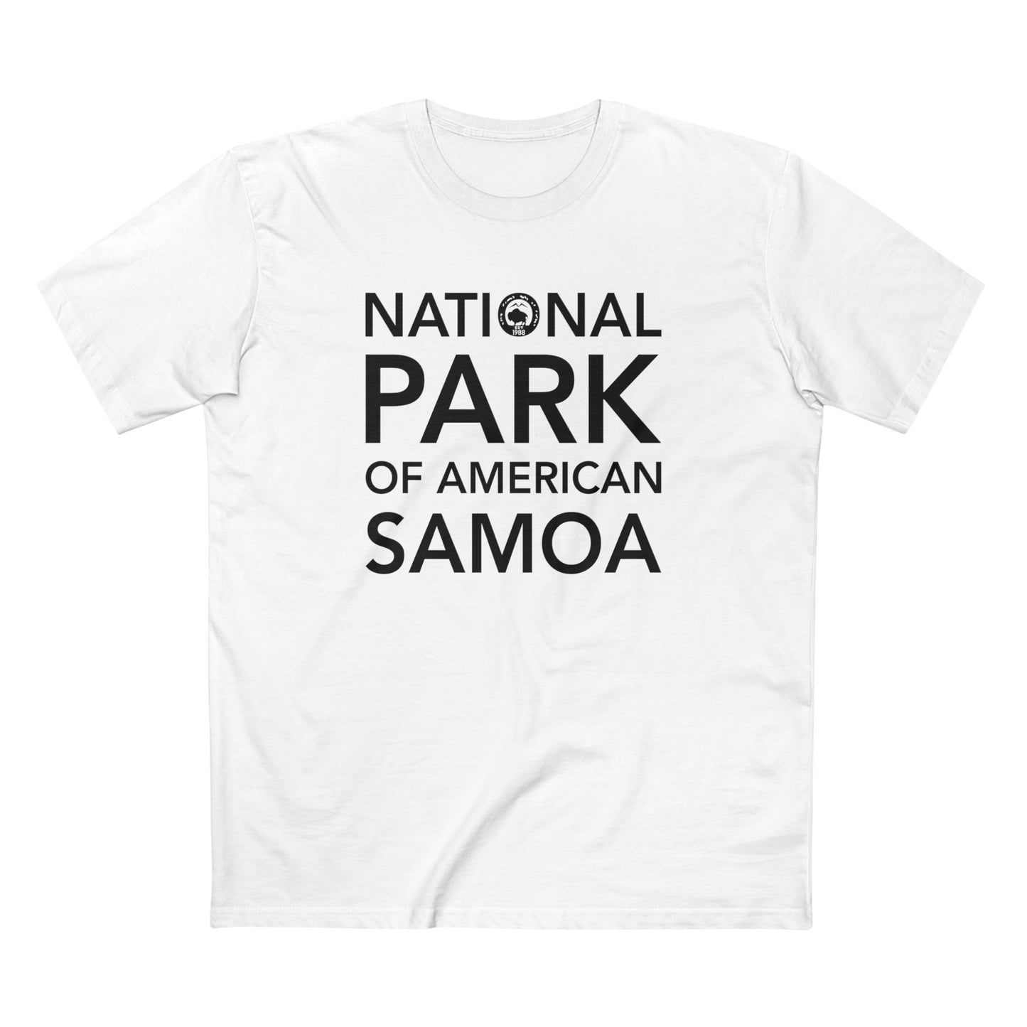 American Samoa National Park T-Shirt Block Text